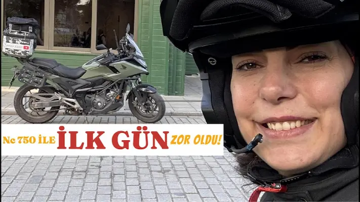 Özlem Boz NC 750 ile Ana Kurye günlüğü ilk yazı görseli