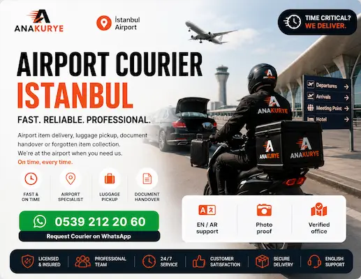 Airport to Hotel Delivery Istanbul by Ana Kurye